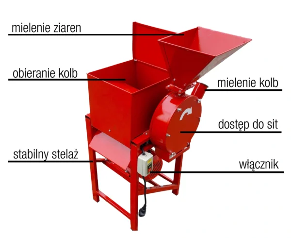 Młynek do zboża 3w1 UNI-KING 2200 W