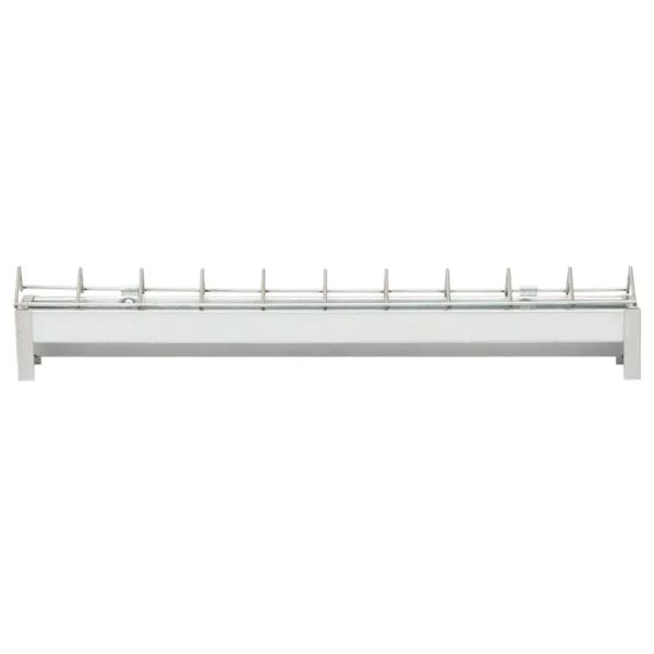 Metalowe karmidło korytkowe dla piskląt 40 cm