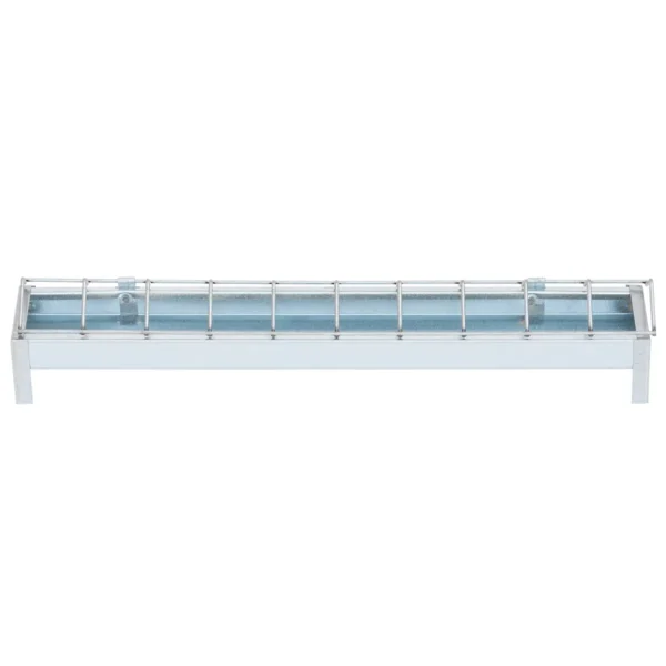 Metalowe karmidło korytkowe dla piskląt 40 cm