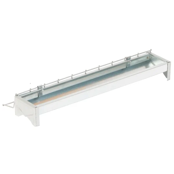 Metalowe karmidło korytkowe dla piskląt 40 cm