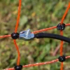 Siatka elektryczna pomarańczowa o wysokości 112 cm i 50 mb