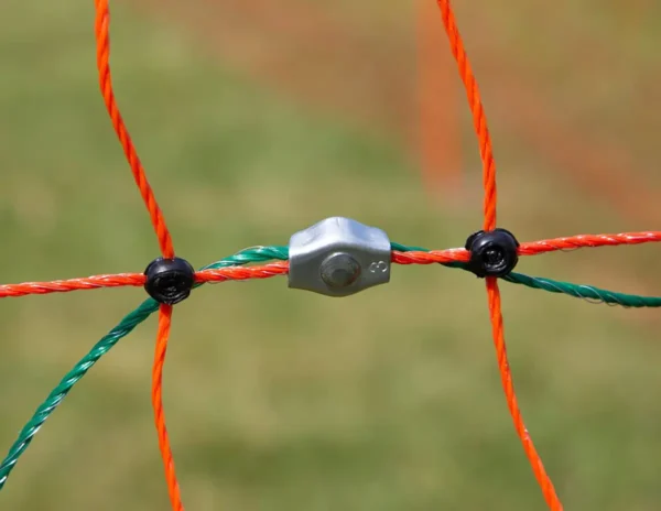 Siatka elektryczna pomarańczowa o wysokości 112 cm i 50 mb