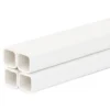Rura Kwadratowa PCV-U 22x22 mm do Systemów Pojenia Drobiu - 2 m