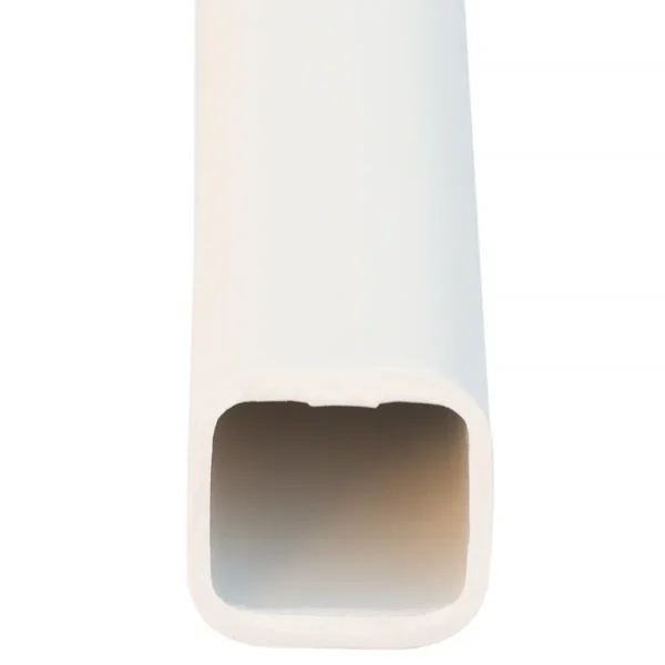 Rura Kwadratowa PCV-U 22x22 mm do Systemów Pojenia Drobiu - 2 m