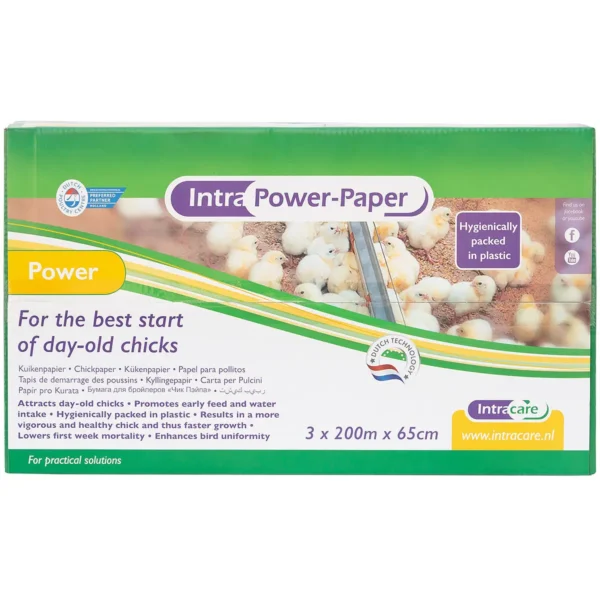 Uniwersalny papier dla piskląt - 68 cm x 200 m - Rozkład 8-9 dni3 Uniwersalny papier dla piskląt - 68 cm x 200 m - Rozkład 8-9 dni